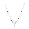 Eternal Sparkle Diamond Women's 925 Silver Mangalsutra