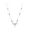 Short Fancy Silver Mangalsutra