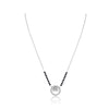 Solitaire Diamond Pendant 925 Silver Mangalsutra
