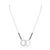 Halo Infinity Fancy Silver Mangalsutra