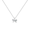 Dainty Bowknot Silver Pendant