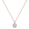 Rose Gold Halo Pendant