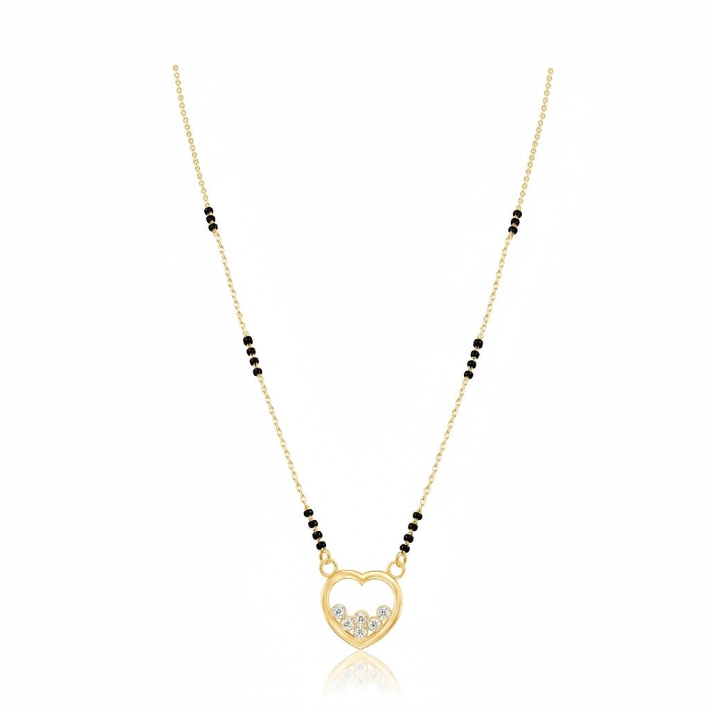 Loves 925 Silver Mangalsutra Chain