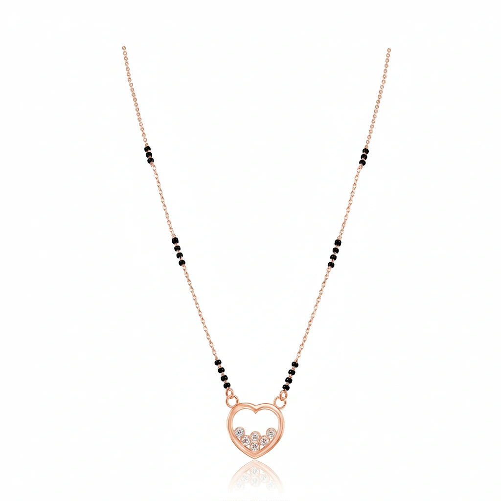 Loves 925 Silver Mangalsutra Chain