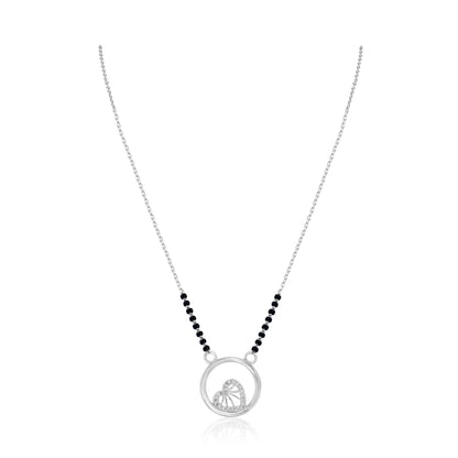 Drizzle Drop Pure Silver Mangalsutra for Women