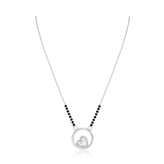Drizzle Drop Pure Silver Mangalsutra for Women