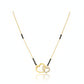 Heart and Crown Diamond 925 Silver Mangalsutra Chain