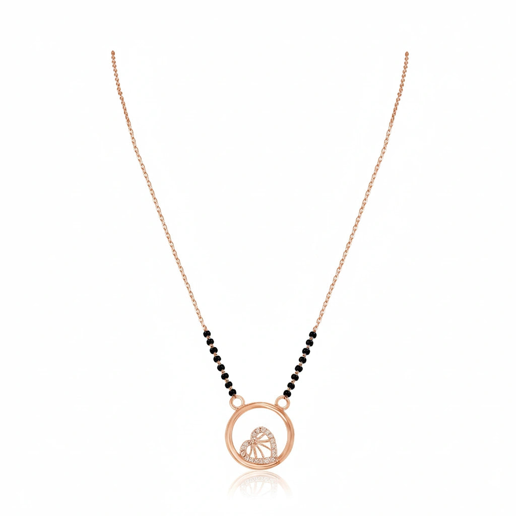 Drizzle Drop Pure Silver Mangalsutra for Women