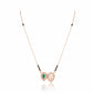 925 Silver Mangalsutra Online Chain with Green Crystals