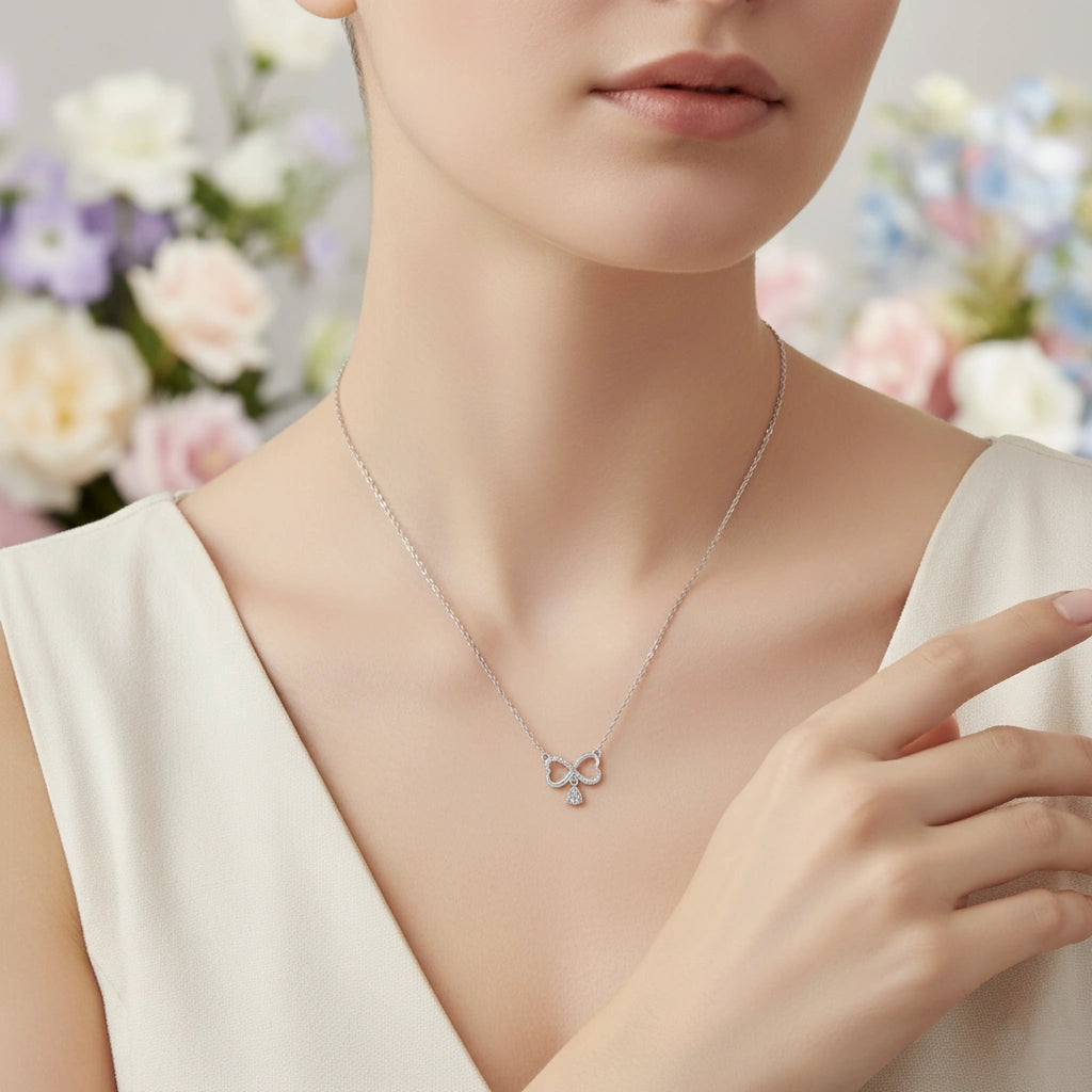 Infinite Heart Drop Pendant