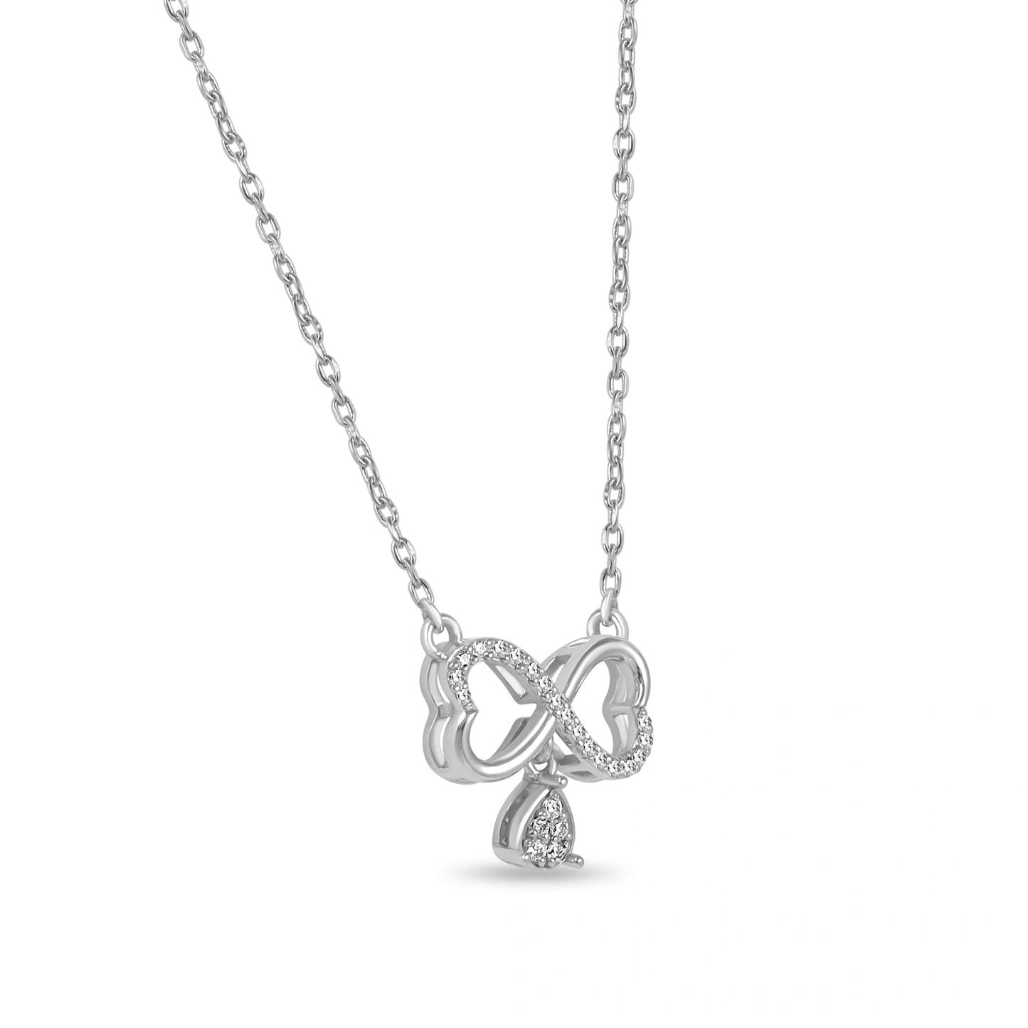 Infinite Heart Drop Pendant