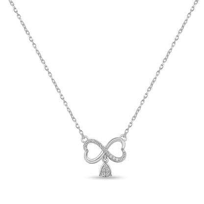 Infinite Heart Drop Pendant