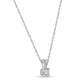 Brilliant Solitaire Silver Pendant