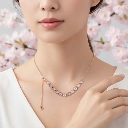 Crystal Row Necklace