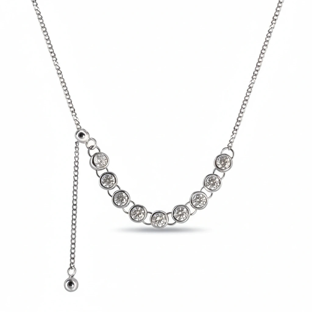 Crystal Row Necklace