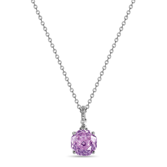 Classic Round Solitaire Pendant