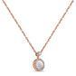 Rose Gold Halo Pendant