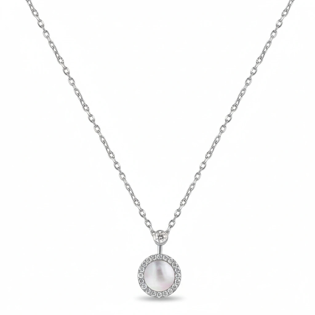 Rose Gold Halo Pendant