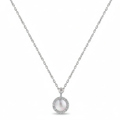 Rose Gold Halo Pendant