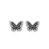Black Butterfly Stud Earrings