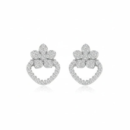 Delicate Floral Cluster Earrings