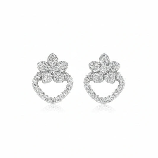 Delicate Floral Cluster Earrings