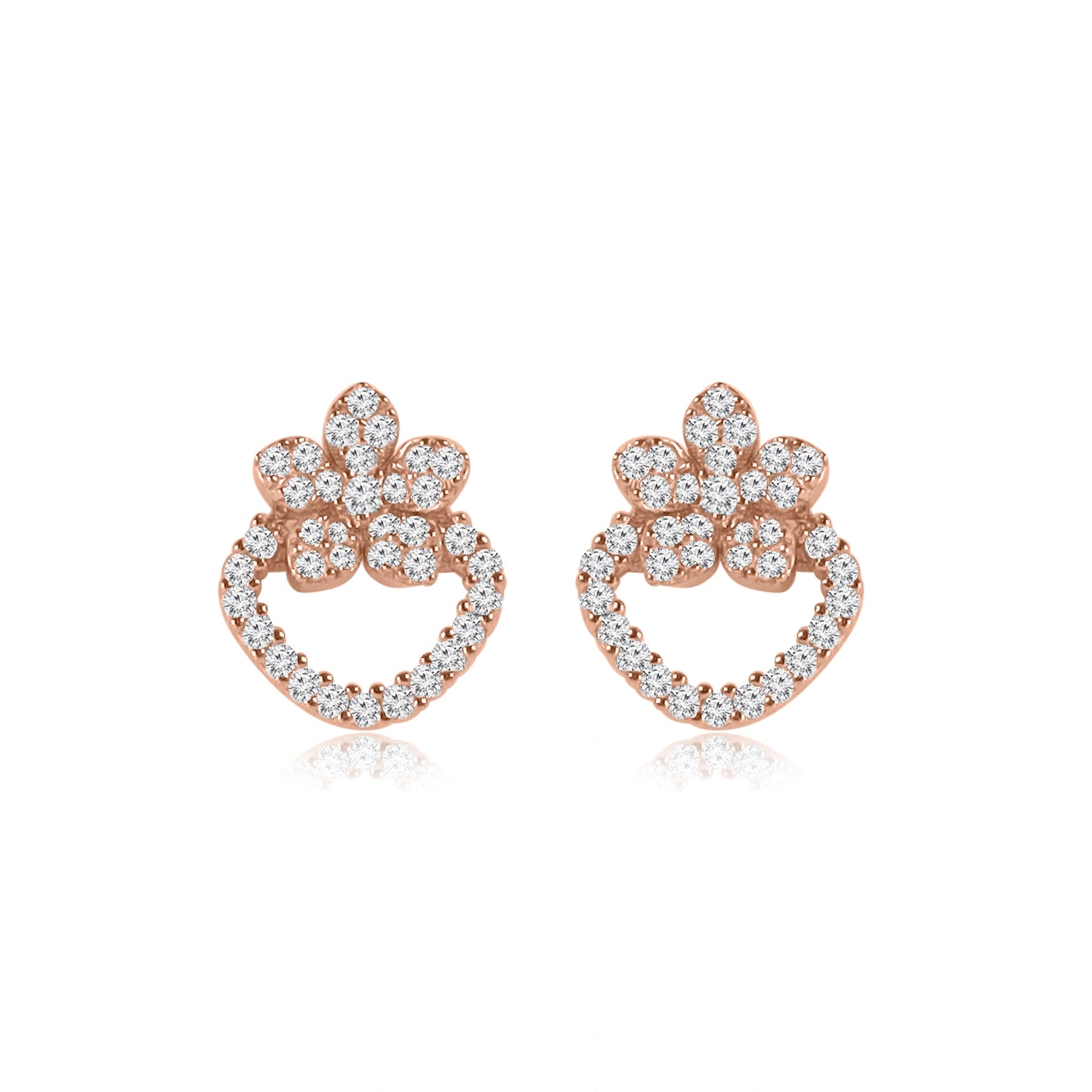 Delicate Floral Cluster Earrings