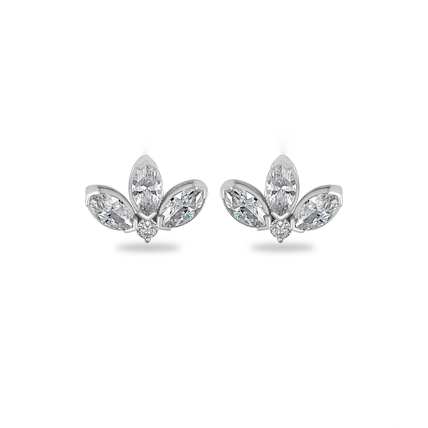 Elegant Marquise Leaf Earrings