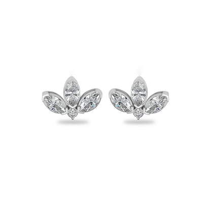 Elegant Marquise Leaf Earrings