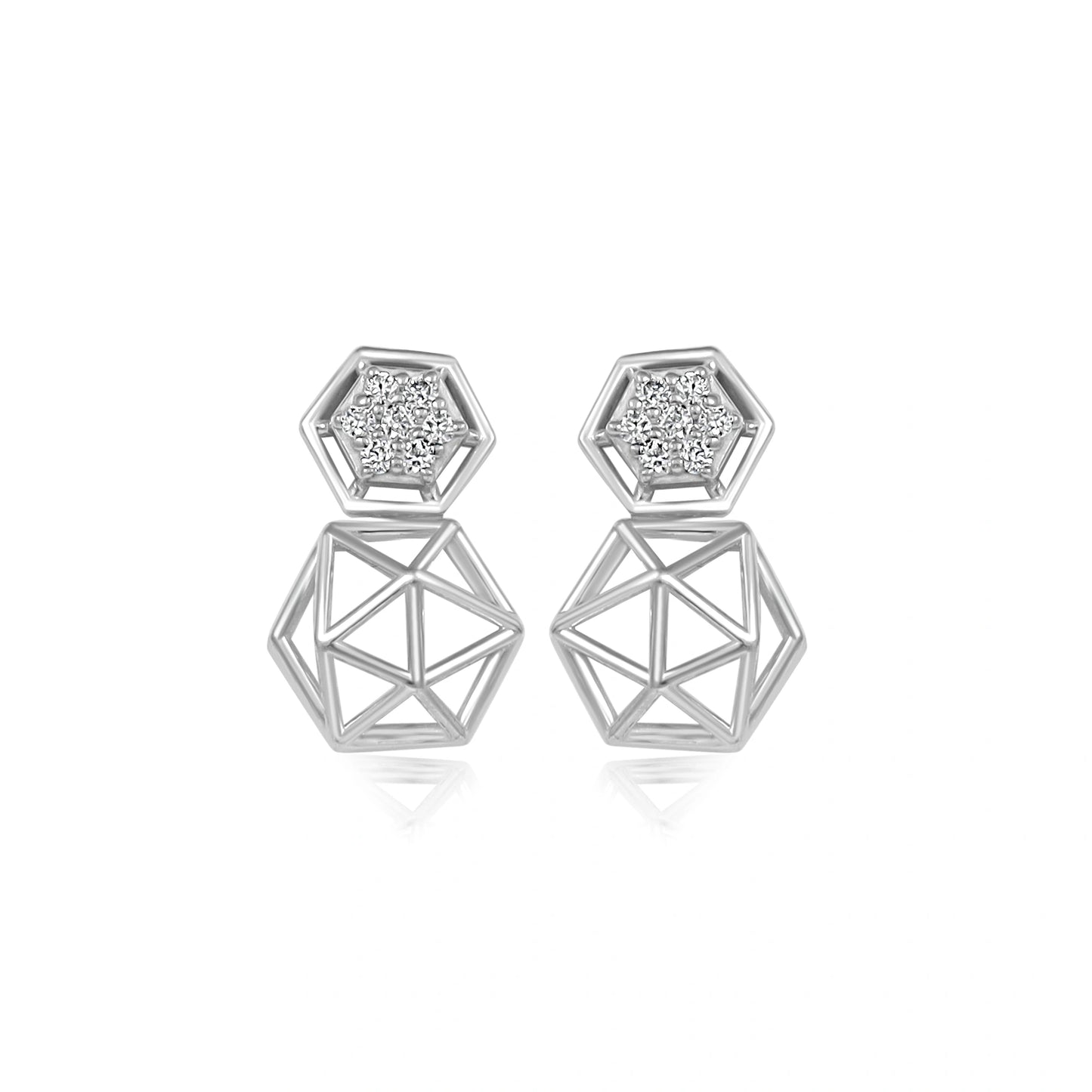 Geometric Spark Shine Earrings