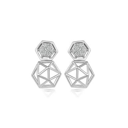 Geometric Spark Shine Earrings