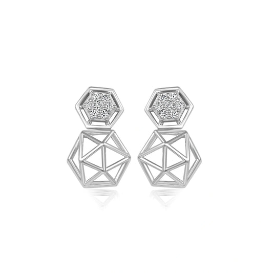 Geometric Spark Shine Earrings