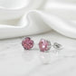 Pink Petal Spark Earrings