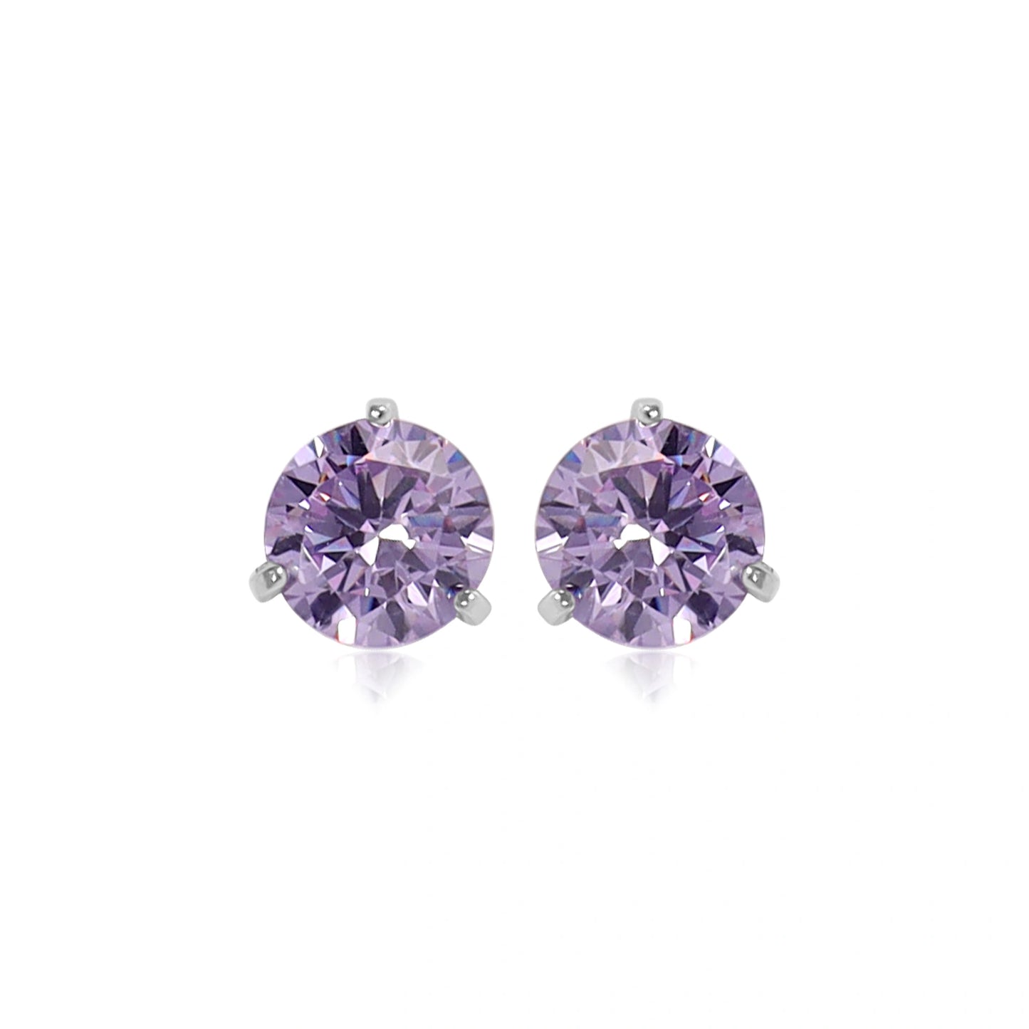 Lavender Glow Stud Earrings