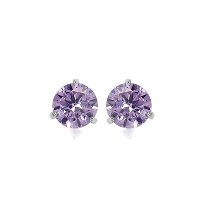 Lavender Glow Stud Earrings