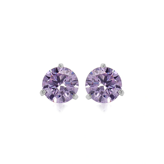 Lavender Glow Stud Earrings