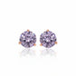 Lavender Glow Stud Earrings