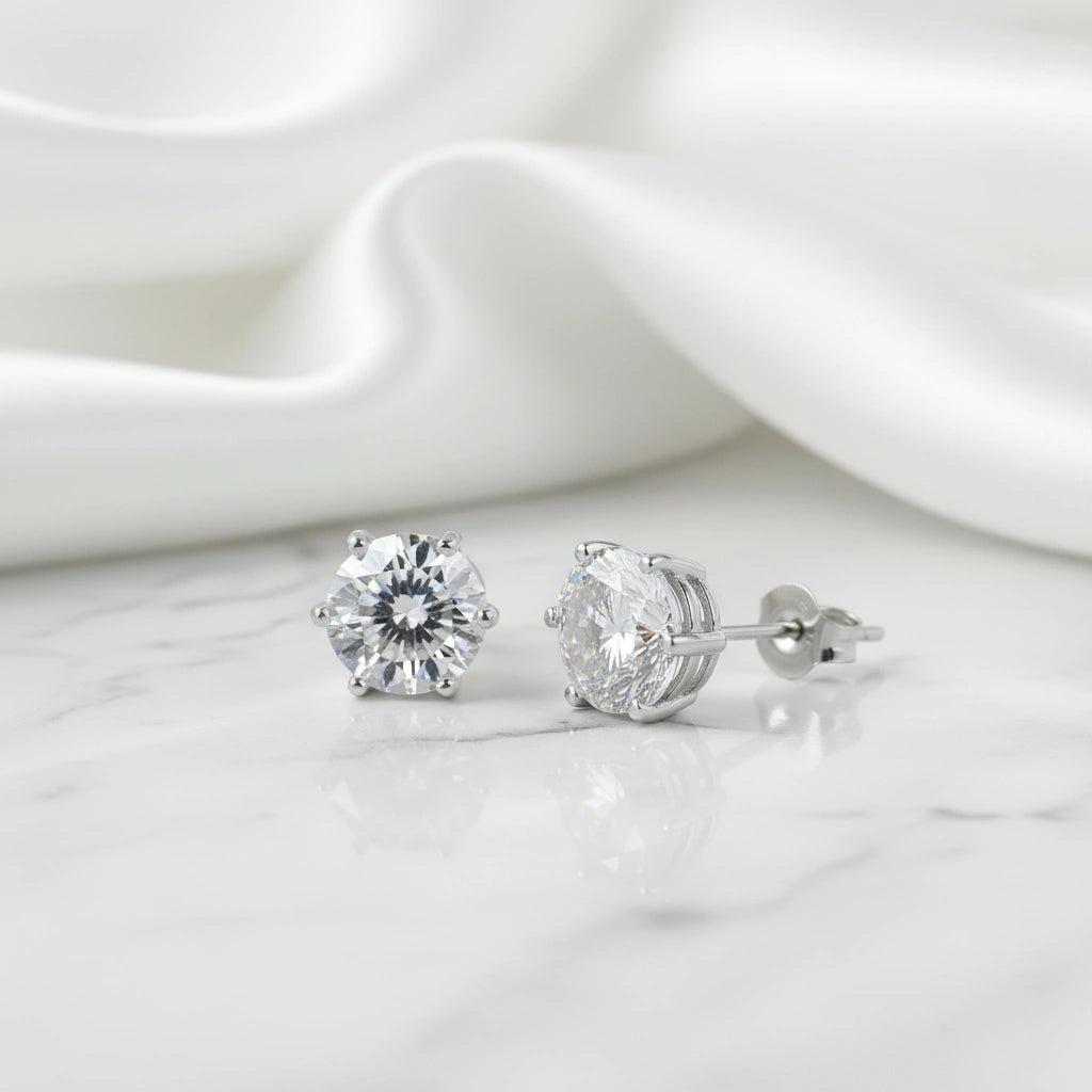 Classic Diamond Glow Earrings