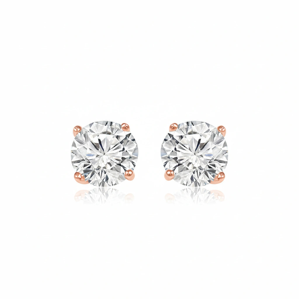 Classic Diamond Glow Earrings