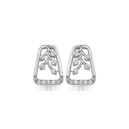 Silver Grace Drop Earrings