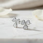 Rose Gold Clover Earrings