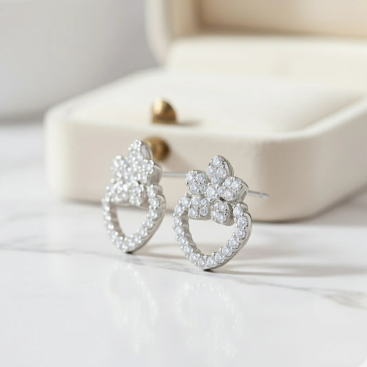 Delicate Floral Cluster Earrings