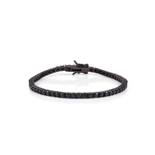 Bold Black Diamond Bracelet