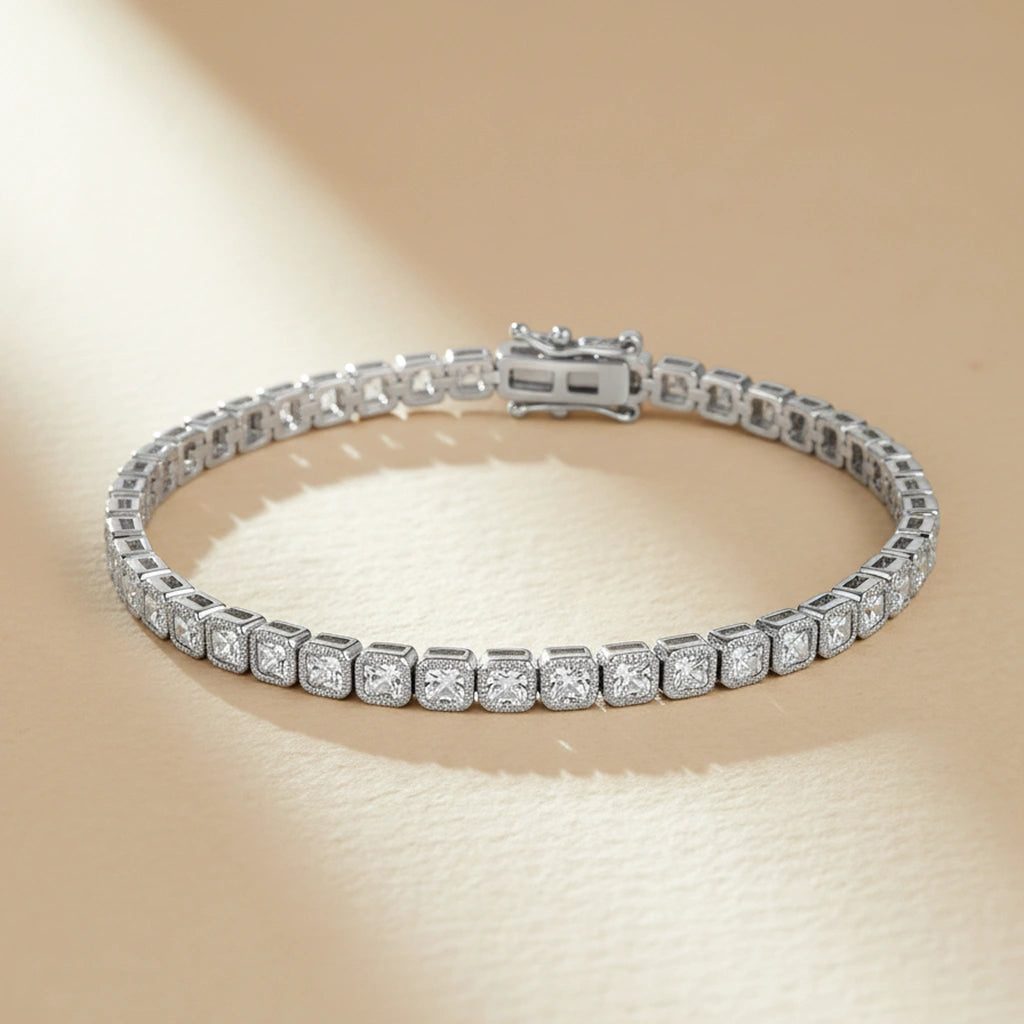 Classic Moissanite Diamond Bracelet