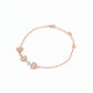 Heart Rose Women Bracelet