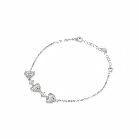Heart Rose Women Bracelet