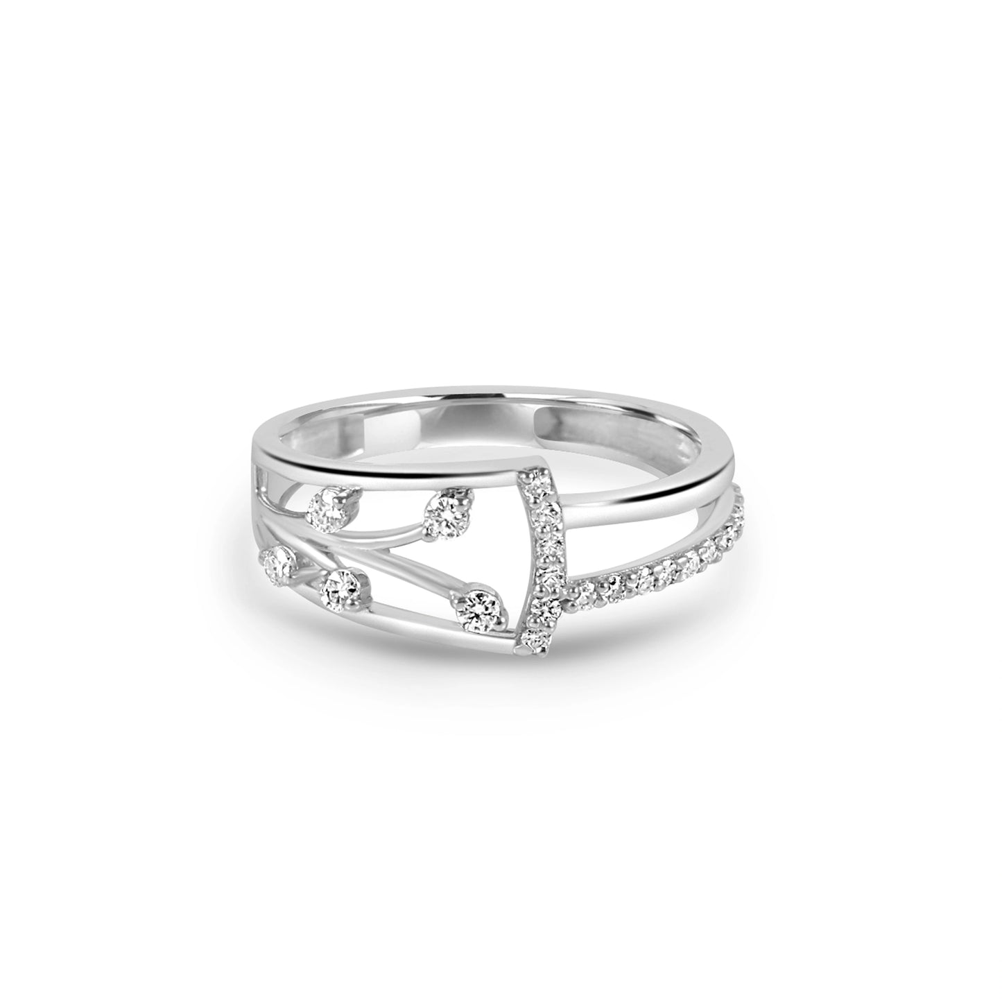 925 Silver Ring with Diamond