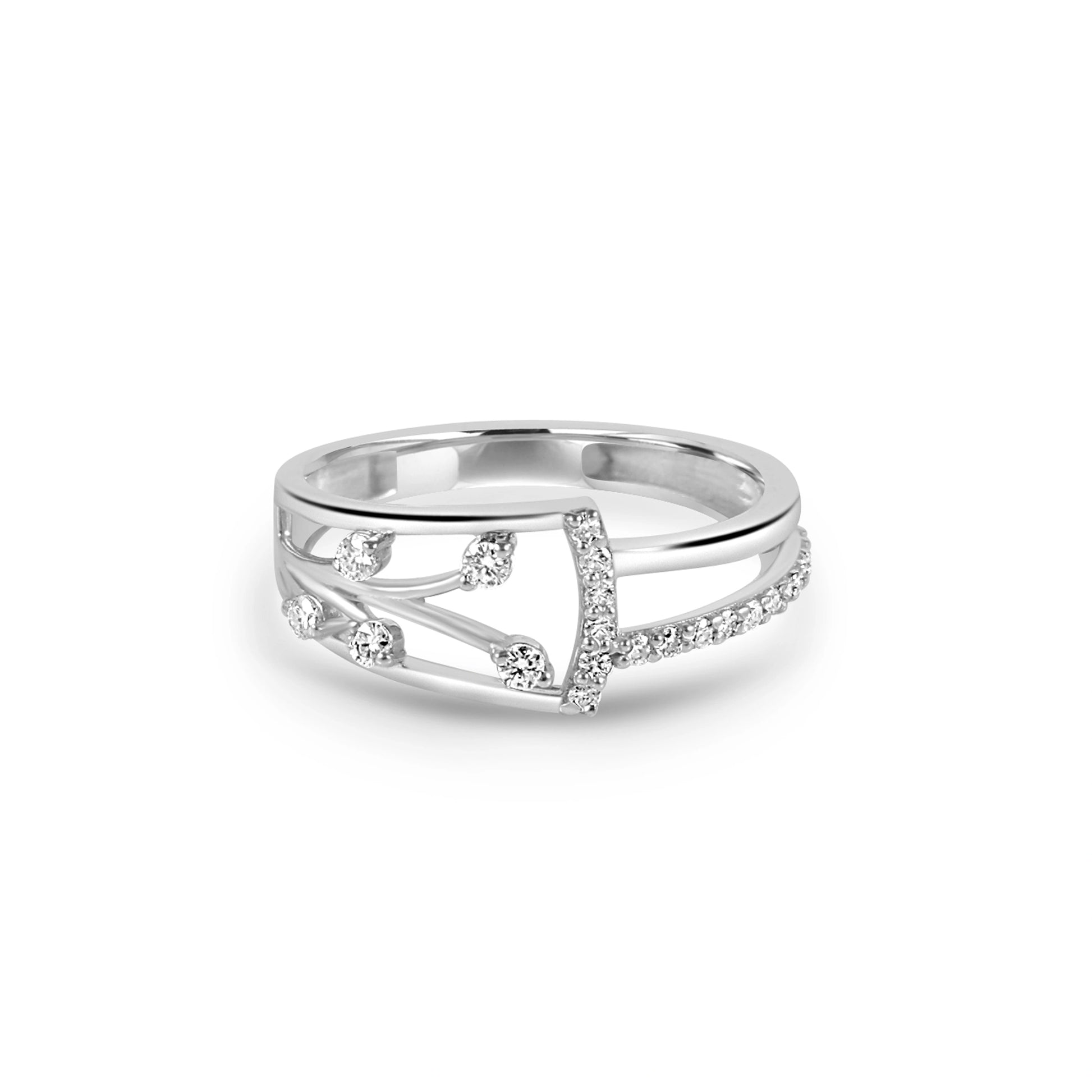 925 Silver Ring with Diamond
